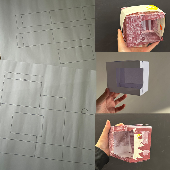 Veel verschillende dummies gemaakt en templates gevouwen .
